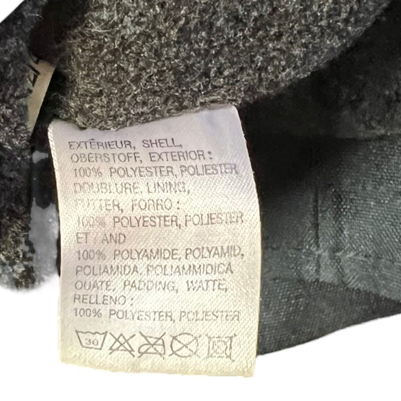 Aigle 1853 Heavy Set Full Zip Hooded Green Bomber Jacket Arm Patch Mens Size XL - Picture 9 of 9